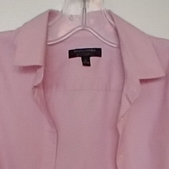 Women's Banana Republic Size 0 pink button down shirt - Riley Tailored Fit - Picture 4 of 11